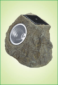 SOLAR STONE LAMP