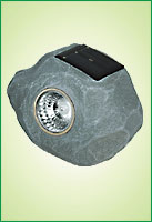 SOLAR STONE LAMP