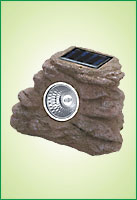 SOLAR STONE LAMP